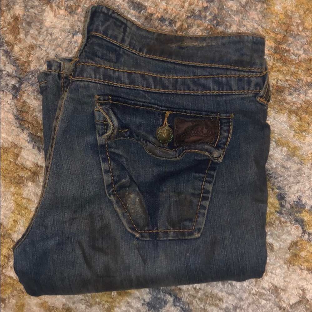 STITCH’S - “Cherokee” Distressed Bootcut, Size 29